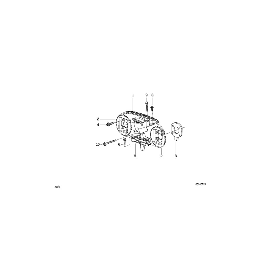 Genuine BMW 11311730506 E34 Impulse Sending Wheel (Inc. 520i)