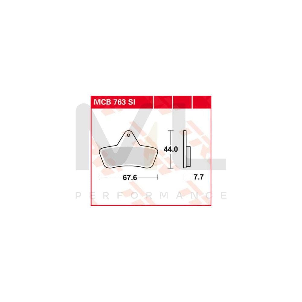 TRW Sinter Offroad Mcb763Si Brake Pad Set