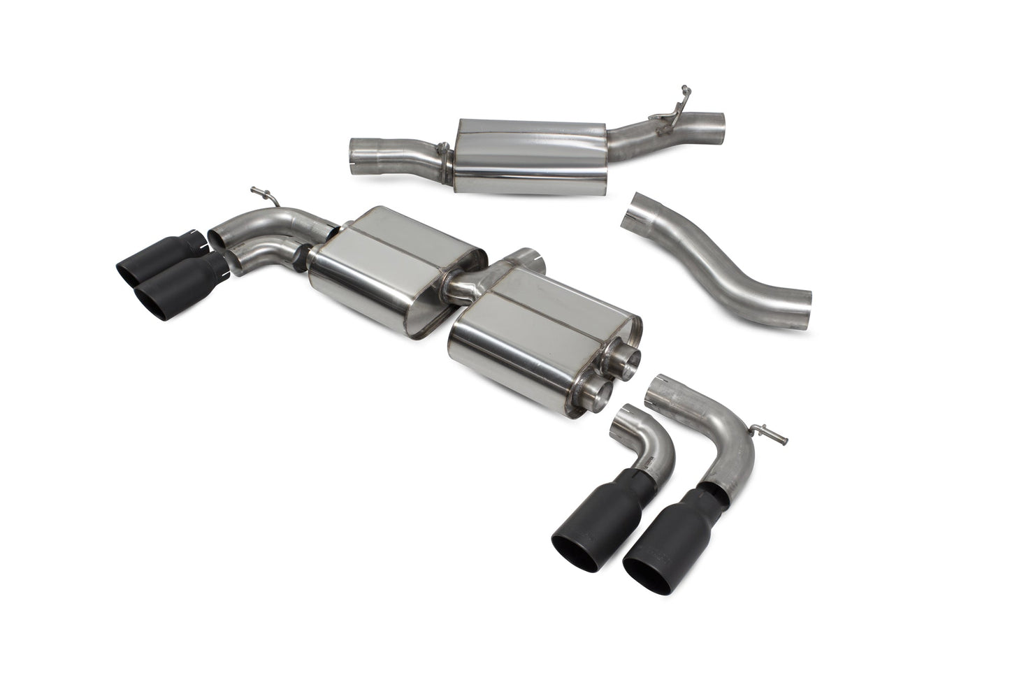 Scorpion SVW044DC VW Golf MK7 R Resonated Cat-Back System With No Valves | ML Performance UK UK