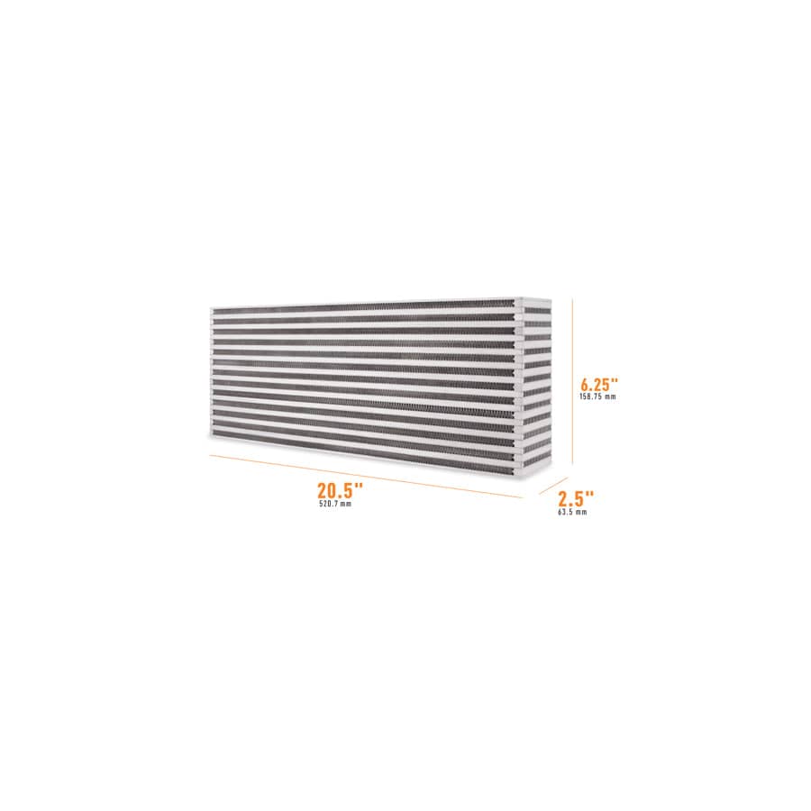 Mishimoto MMUIC-15 Universal Air-to-Air Intercooler Core - 20.5in / 6.25in / 2.5in