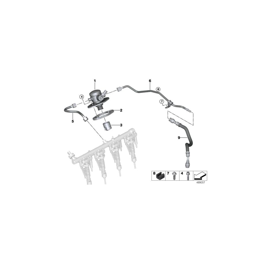 Genuine BMW 13538685979 G20 Fuel Hose (Inc. M340iX, M340i & 330i)