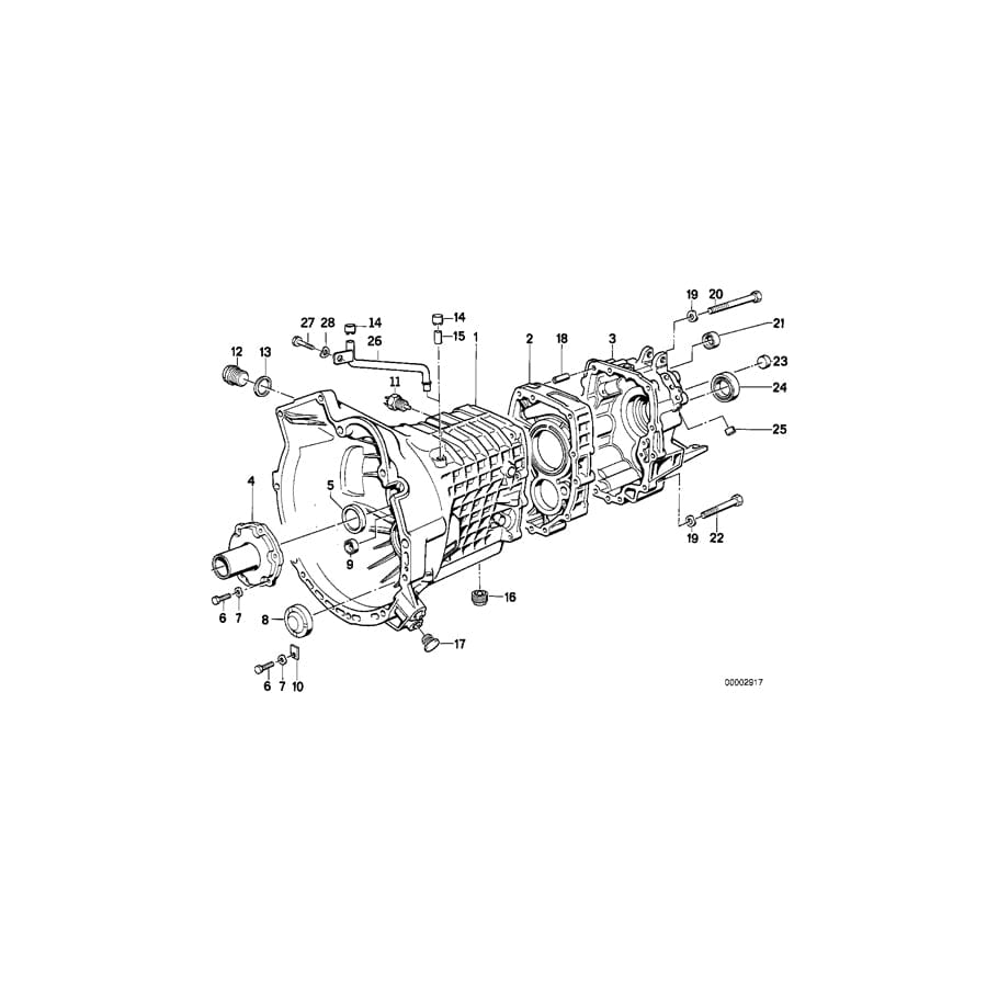Genuine BMW 23131222294 E34 Vent Pipe (Inc. M5 & M5 3.8)