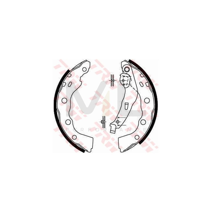 TRW GS8665 Brake Shoe Set