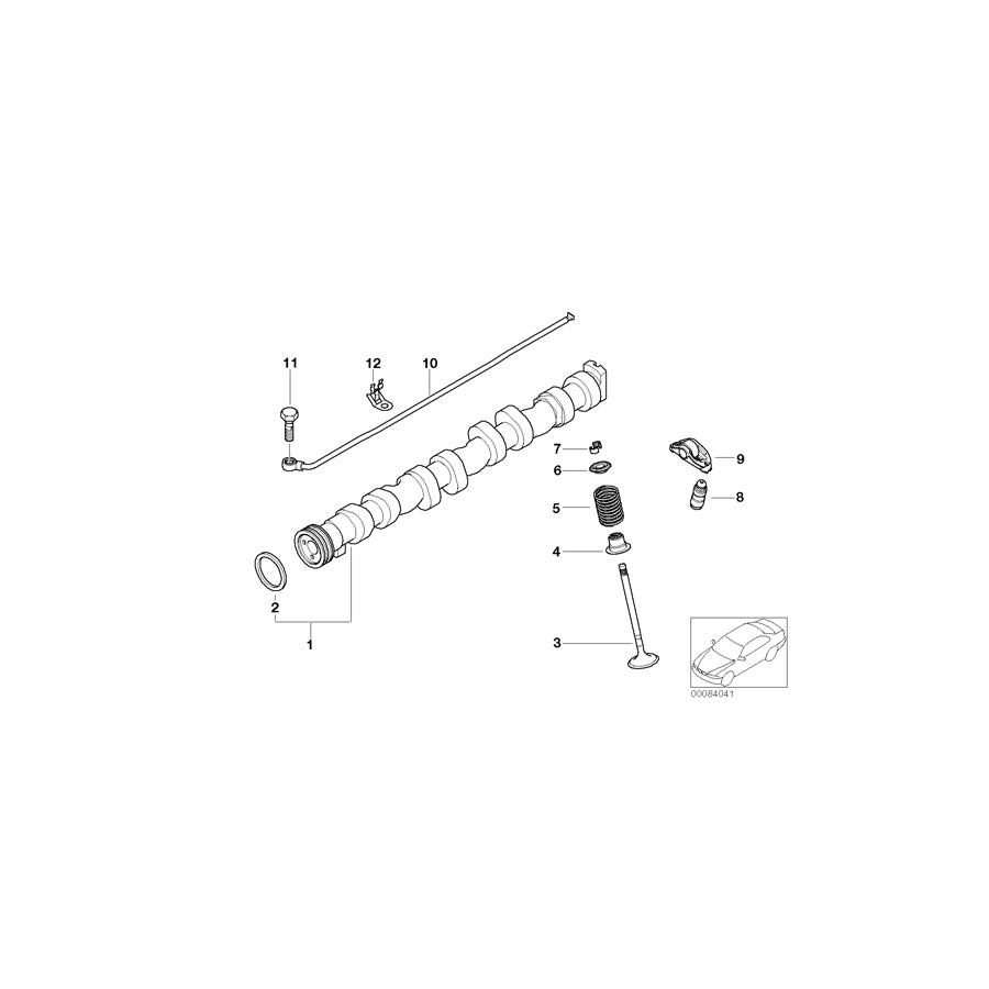 Genuine BMW 11317566993 E81 E60 E91 Camshaft Exhaust (Inc. 318ti, X3 2.0i & 520i)