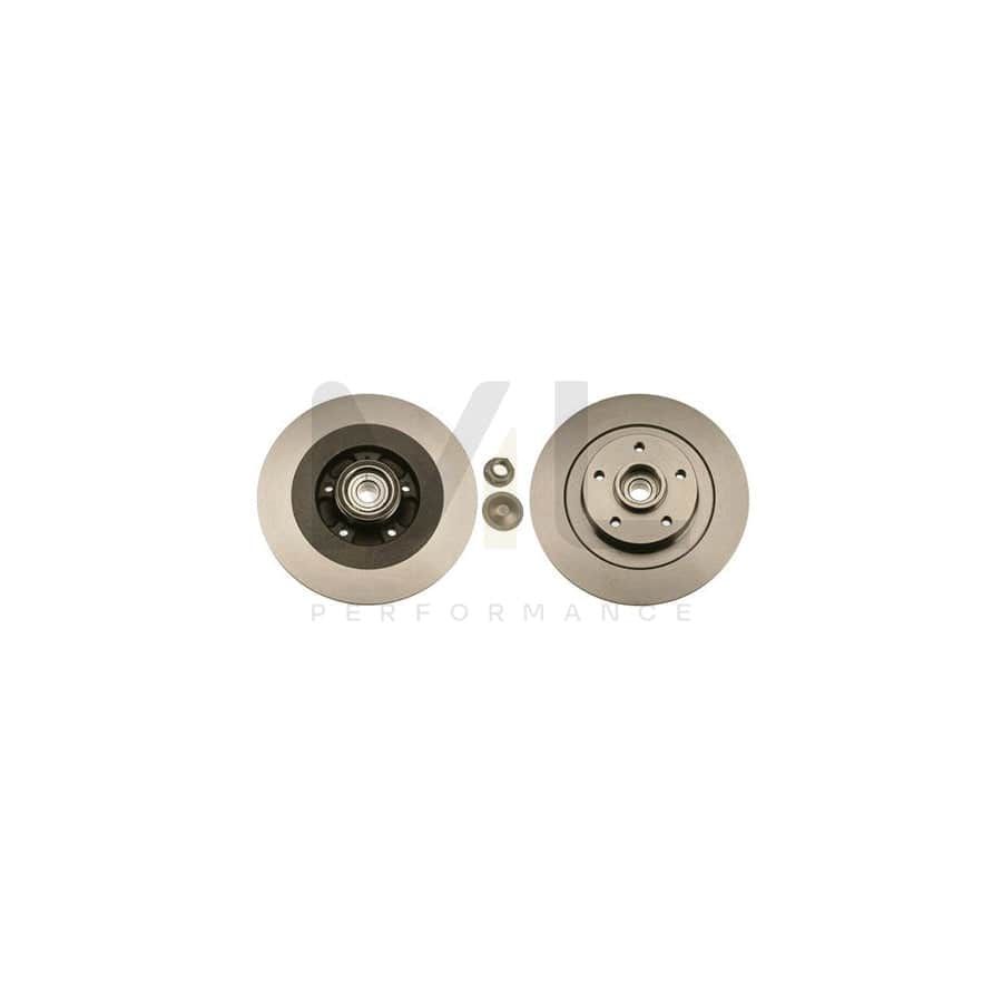 TRW DF6044BS Brake Disc Solid, with ABS sensor ring, with wheel bearing - 1 piece