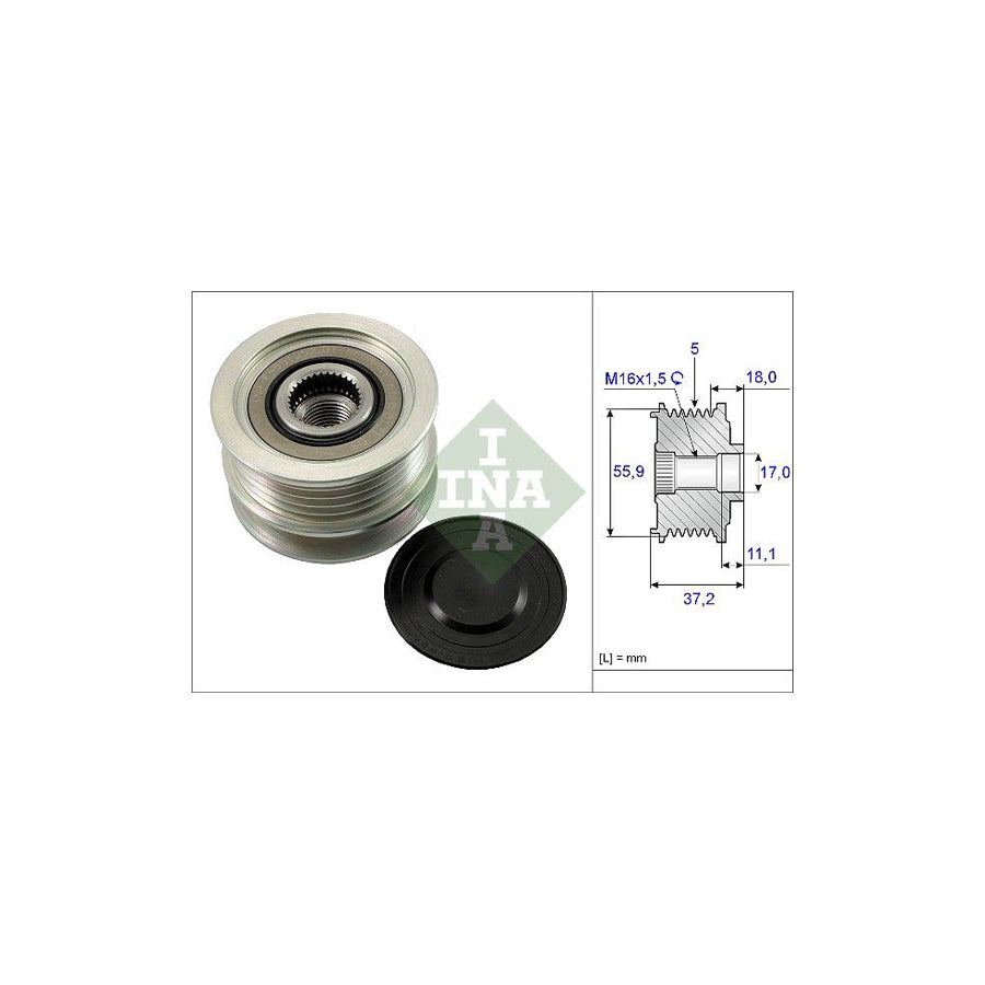 Ina 535 0113 10 Alternator Freewheel Clutch