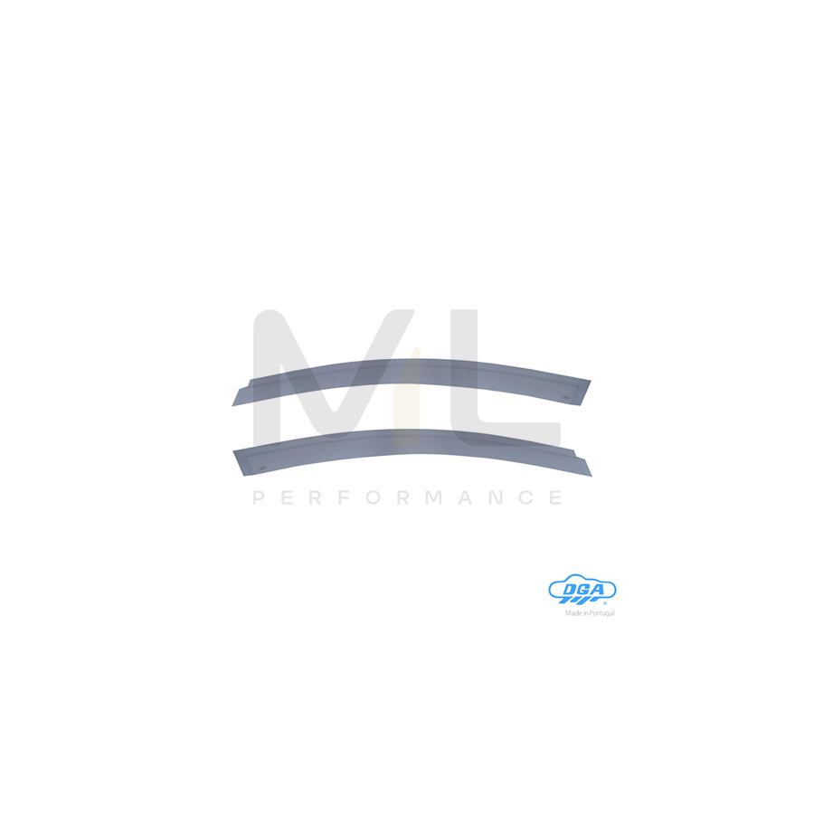 DGA 108041 Wind deflectors for FORD Kuga Mk1 (C394) Arrow direction, Front, outer