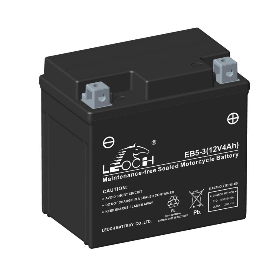Leoch EB5-3 Powerstart AGM Motorcycle Battery