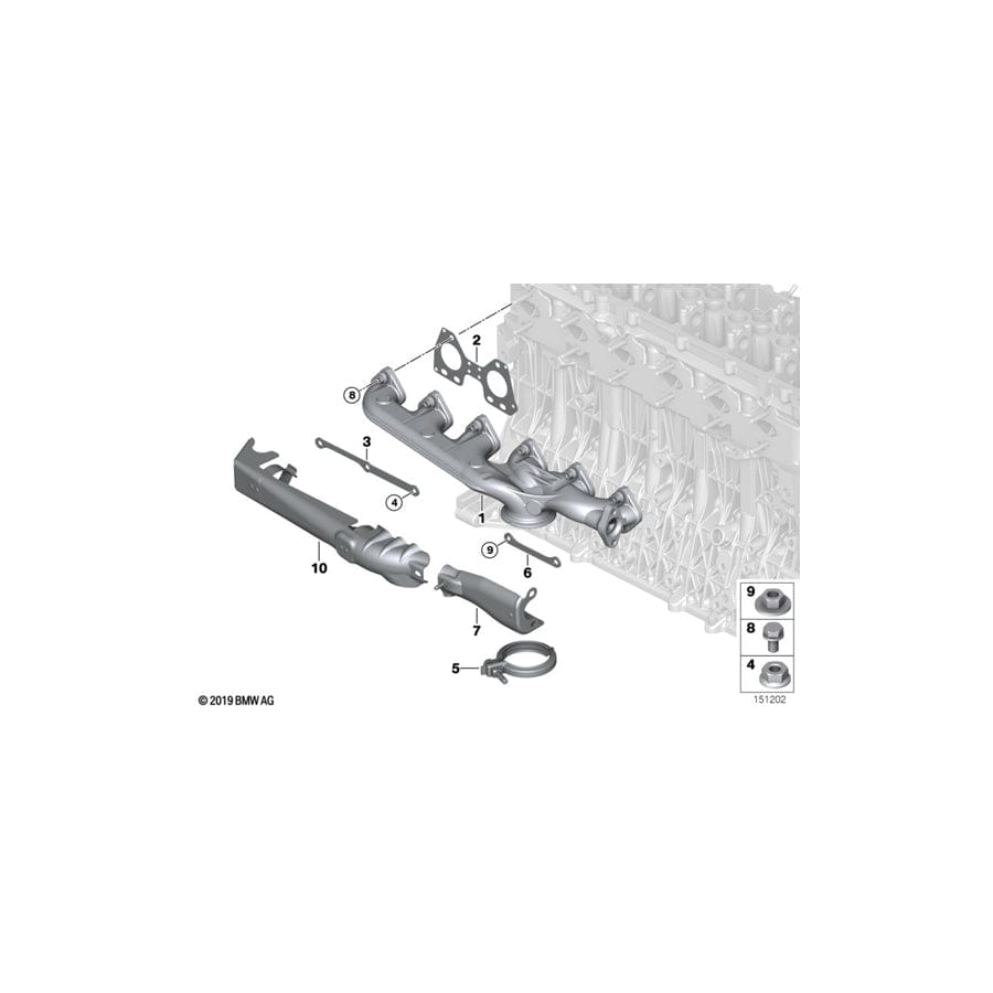 Genuine BMW 11627797684 E92 E70 E60 Heat Protection Shield (Inc. 730d, X5 3.0d & 530d)