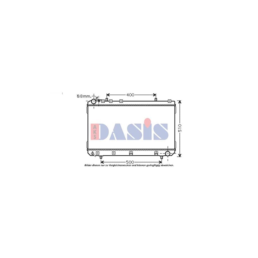 AKS Dasis 520105N Engine Radiator
