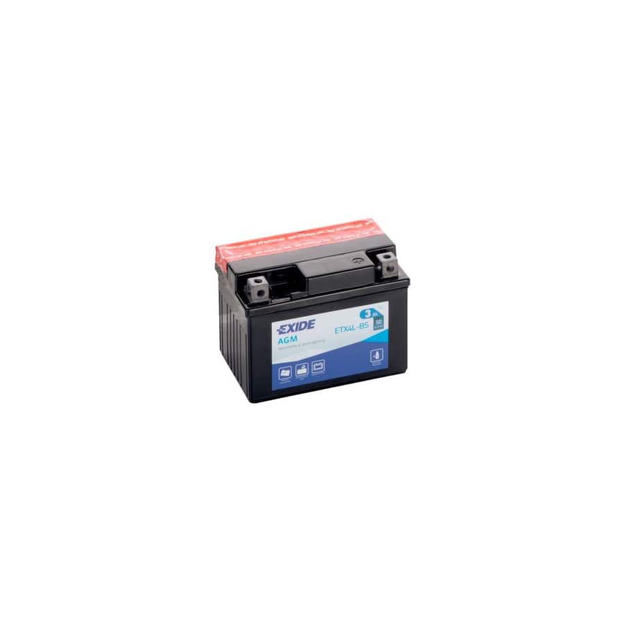 Exide ETX4LBS Motorcycle Battery 12V 2.3AH 35A | ML Performance UK Car Parts