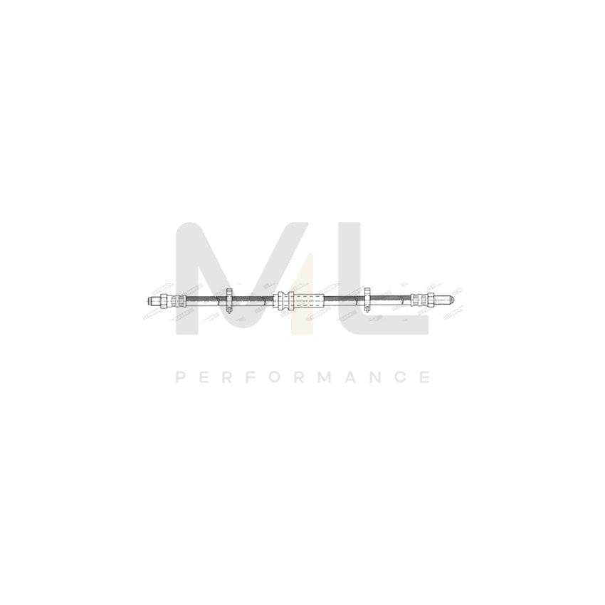 Ferodo FHY2923 Brake Hose 450Mm, M 10X1