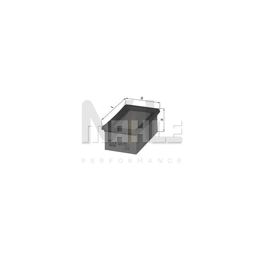 MAHLE ORIGINAL LX 806 Air Filter for HONDA LEGEND Filter Insert | ML Performance Car Parts