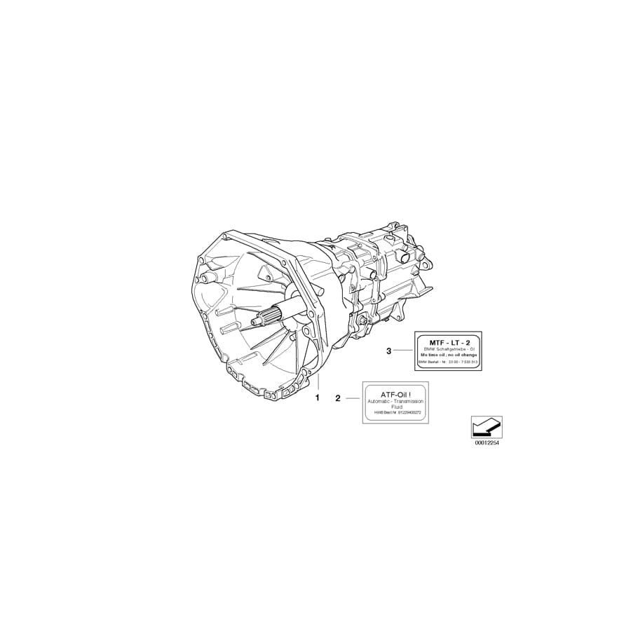 Genuine BMW 23001222564 E34 E31 E38 Exch. 6 Speed Gearbox S6S 420G - TAGR (Inc. 740i, 840i & 540i)