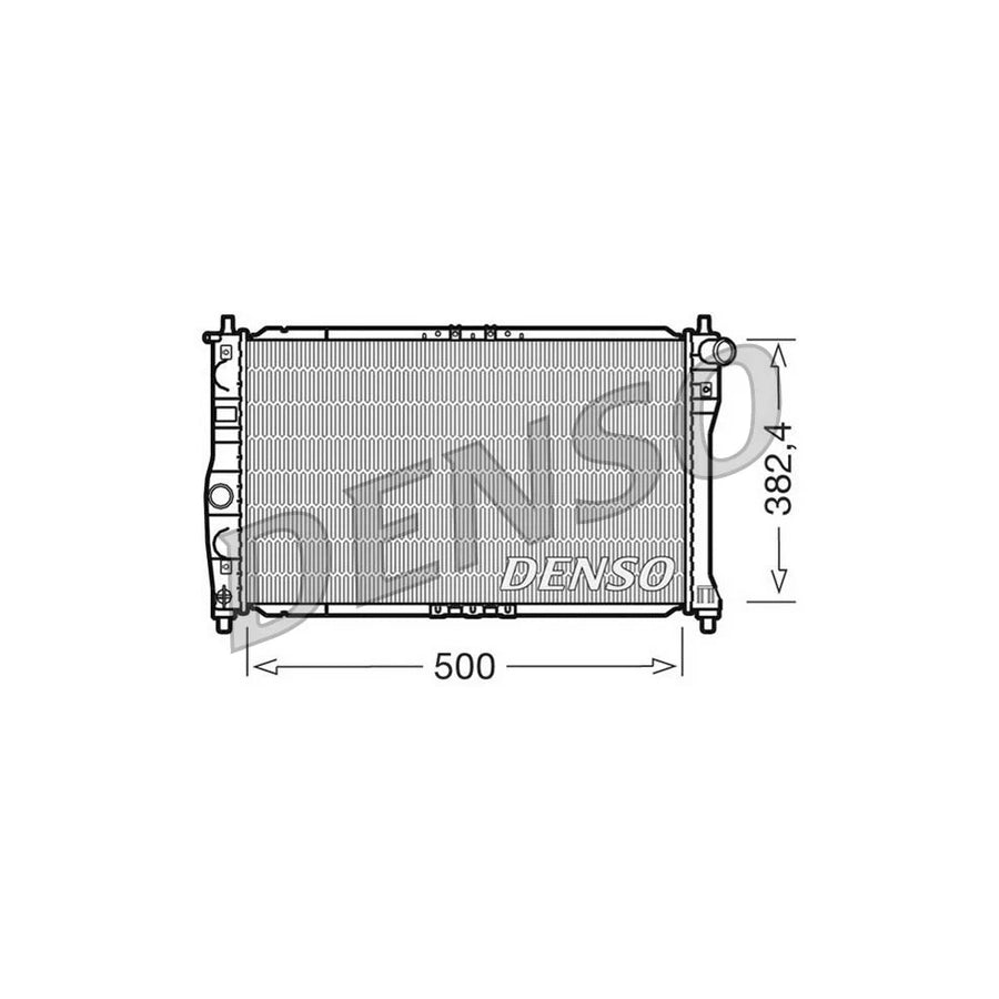 DENSO DRM08001 Engine Radiator for Daewoo Lanos