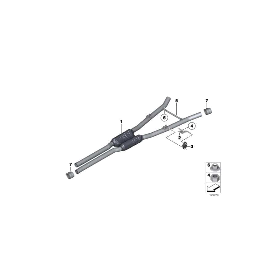 Genuine BMW 18207585755 F01 F02 Rod (Inc. 740i & 740Li)