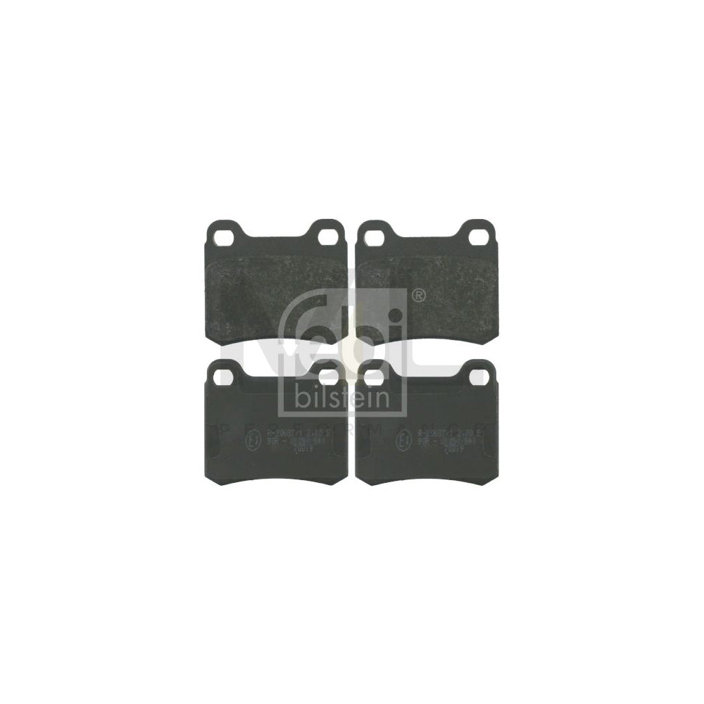 Febi Bilstein 16156 Brake Pad Set Rear Axle, Excl. Wear Warning Contact | ML Performance Car Parts
