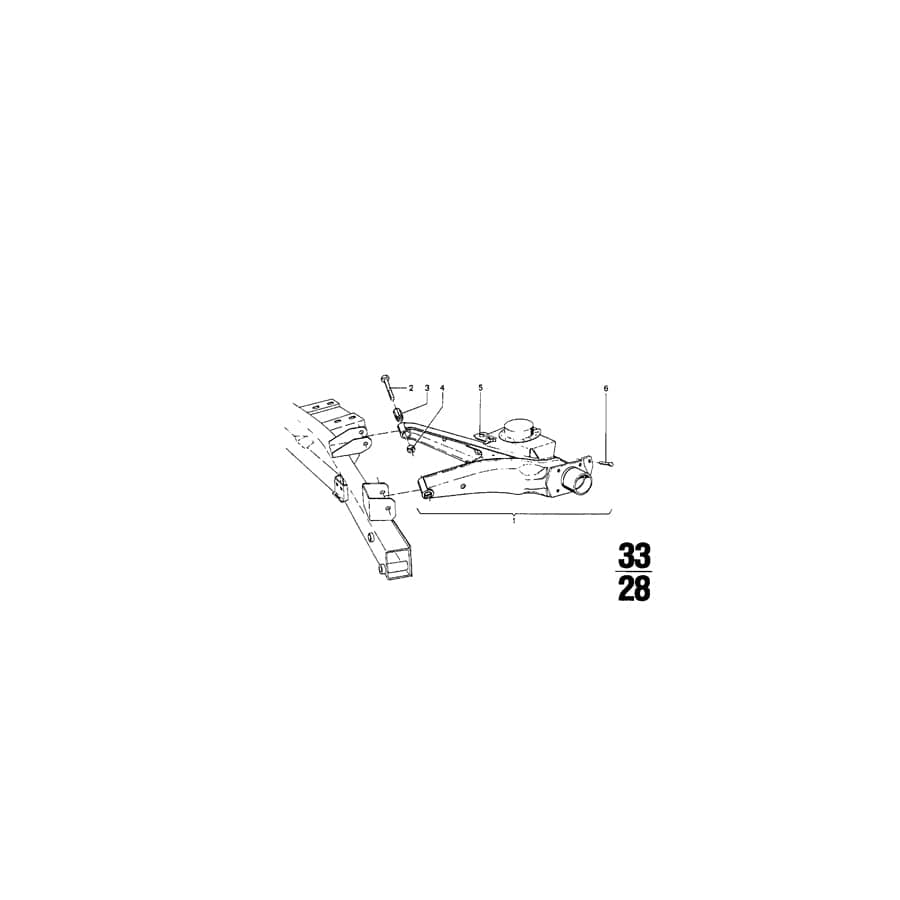 Genuine BMW 33553628130 Bow (Inc. 3.0S)