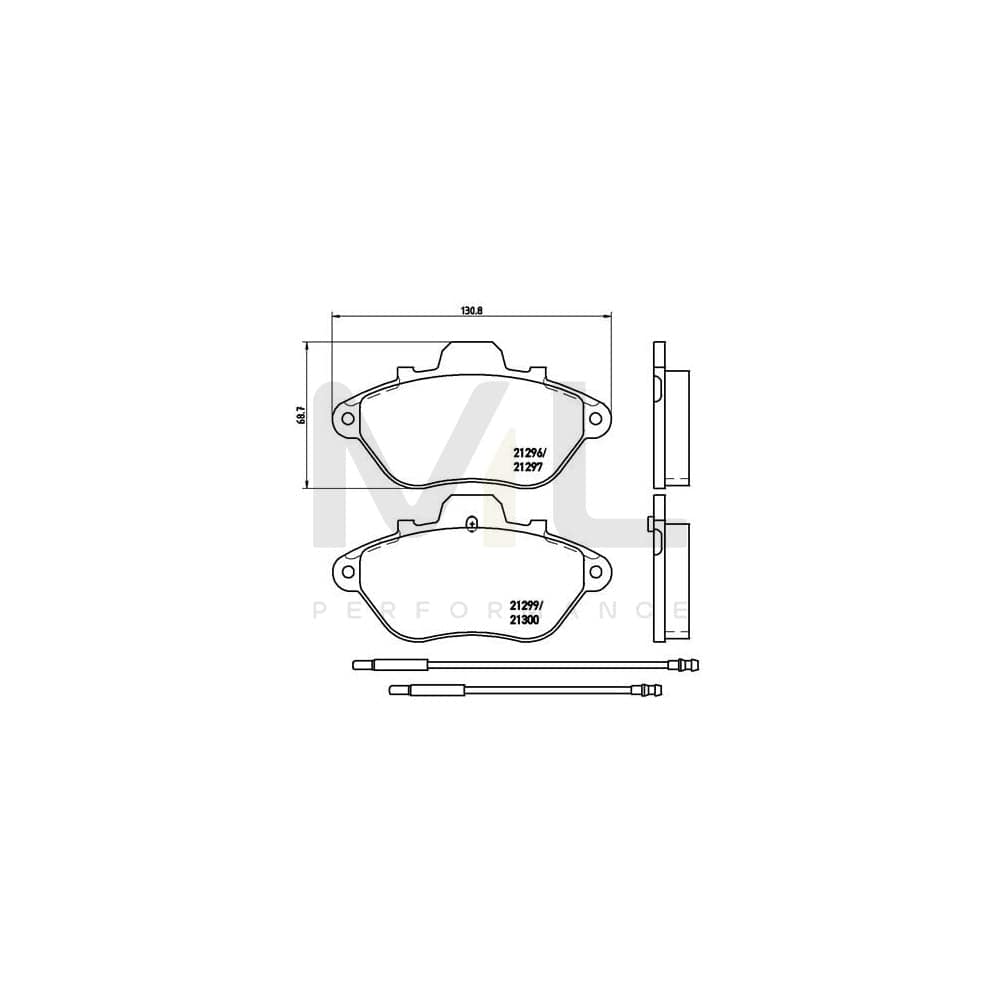 brembo-p-61-036-brake-pad-set-for-citroen-xm