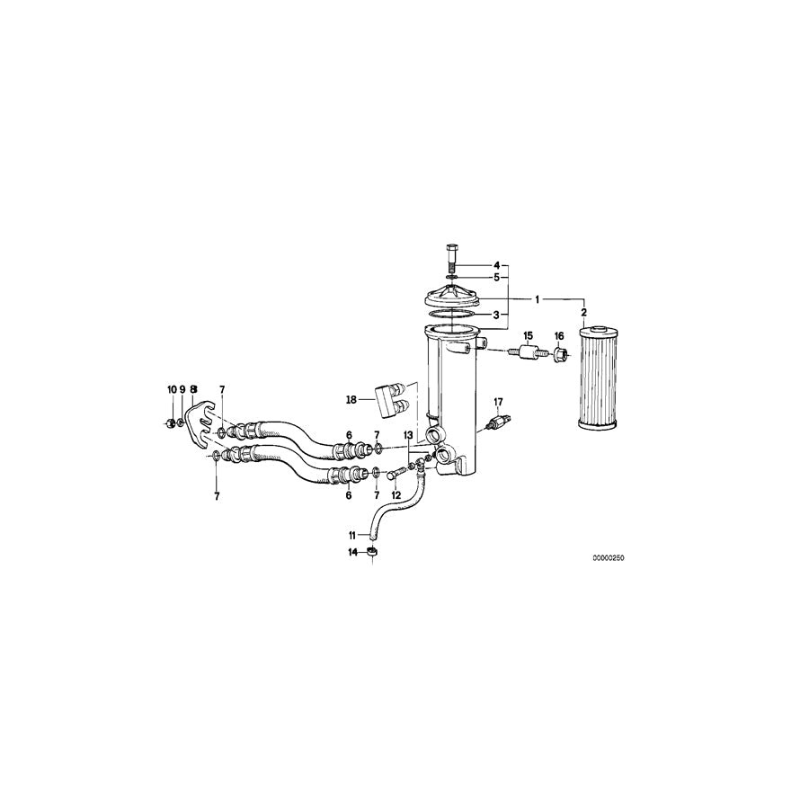 Genuine BMW 11421715601 E32 Plate (Inc. 750i, 750iL & 750iLS)