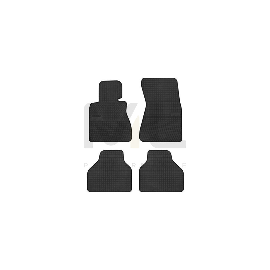 FROGUM Tailored 0671 Floor mat set for BMW 7 (E65, E66, E67) Elastomer, Front and Rear, Quantity: 4, Black, (LHD)