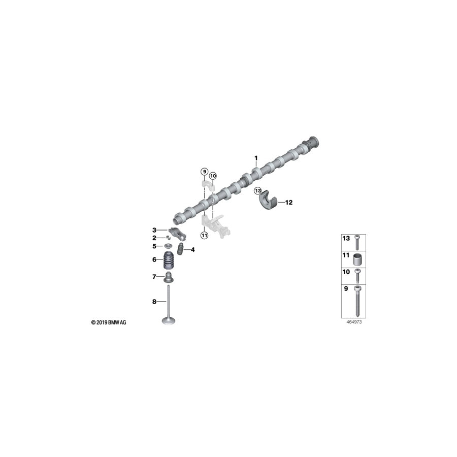 Genuine BMW 11318053393 Inlet Camshaft (Inc. X3 M & X4 M)