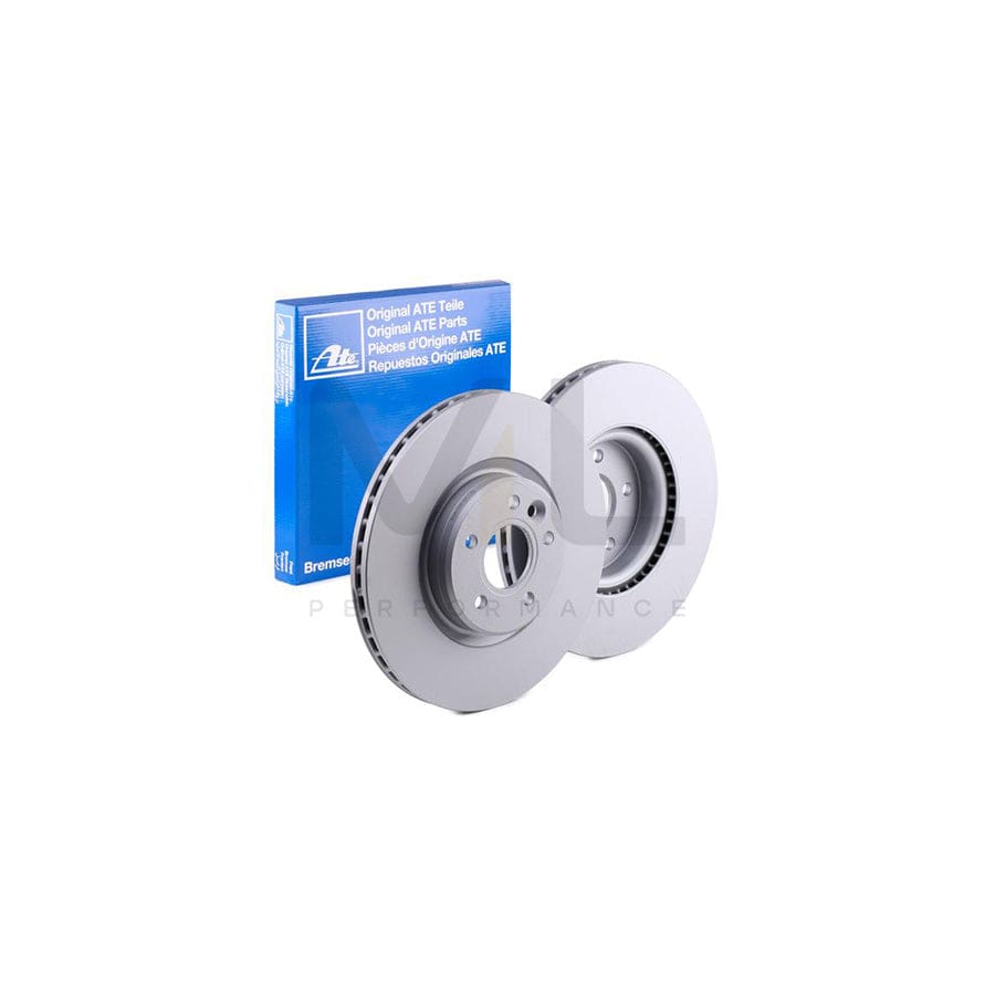 ATE 24.0125-0197.1 Brake Disc Vented, Coated, High-carbon - 1 piece
