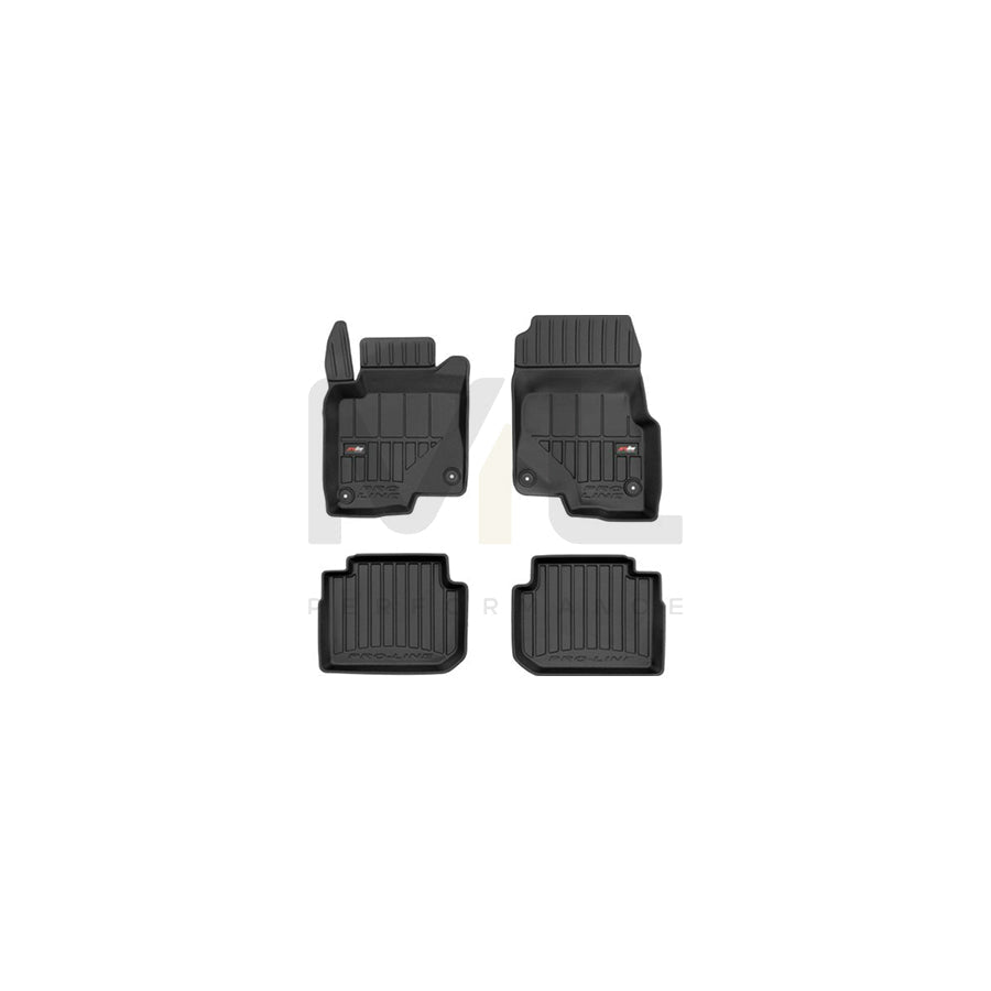 FROGUM Tailored, ProLine 3D426344 Floor mat set for SMART Forfour I (454) Elastomer, Front and Rear, Quantity: 4, Black, (LHD)