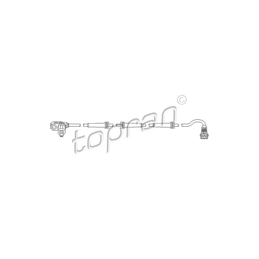 TOPRAN 721 607 ABS Sensor for PEUGEOT 206