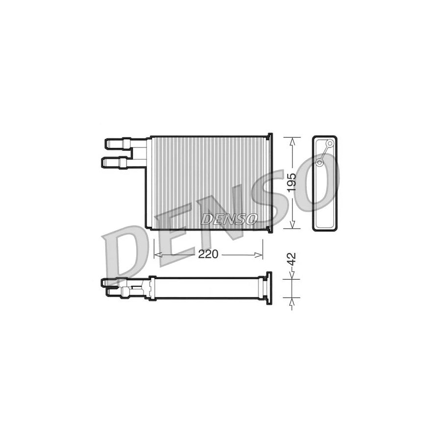 DENSO DRR09031 Heater Matrix