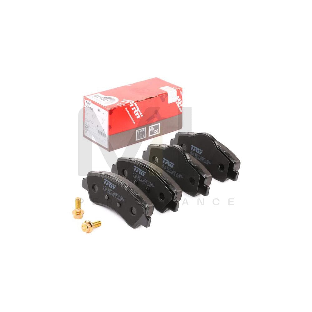 TRW Cotec Gdb1992 Brake Pad Set Not Prepared For Wear Indicator
