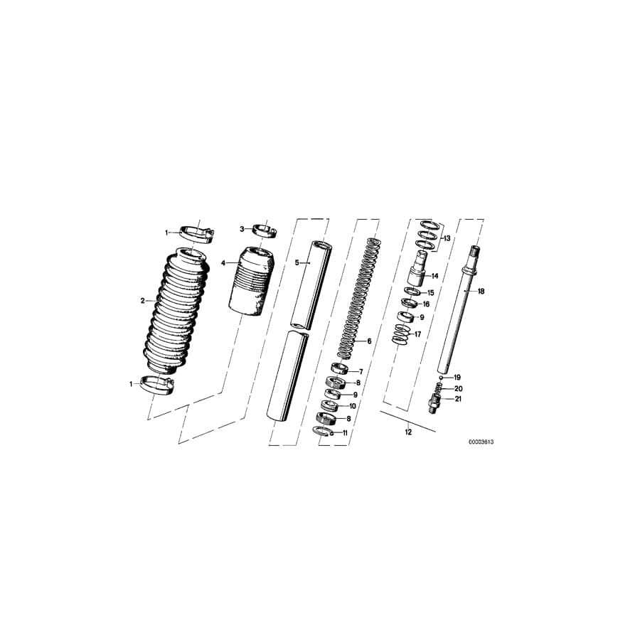 Genuine BMW 31421233038 Felt (Inc. R90S & R 75)