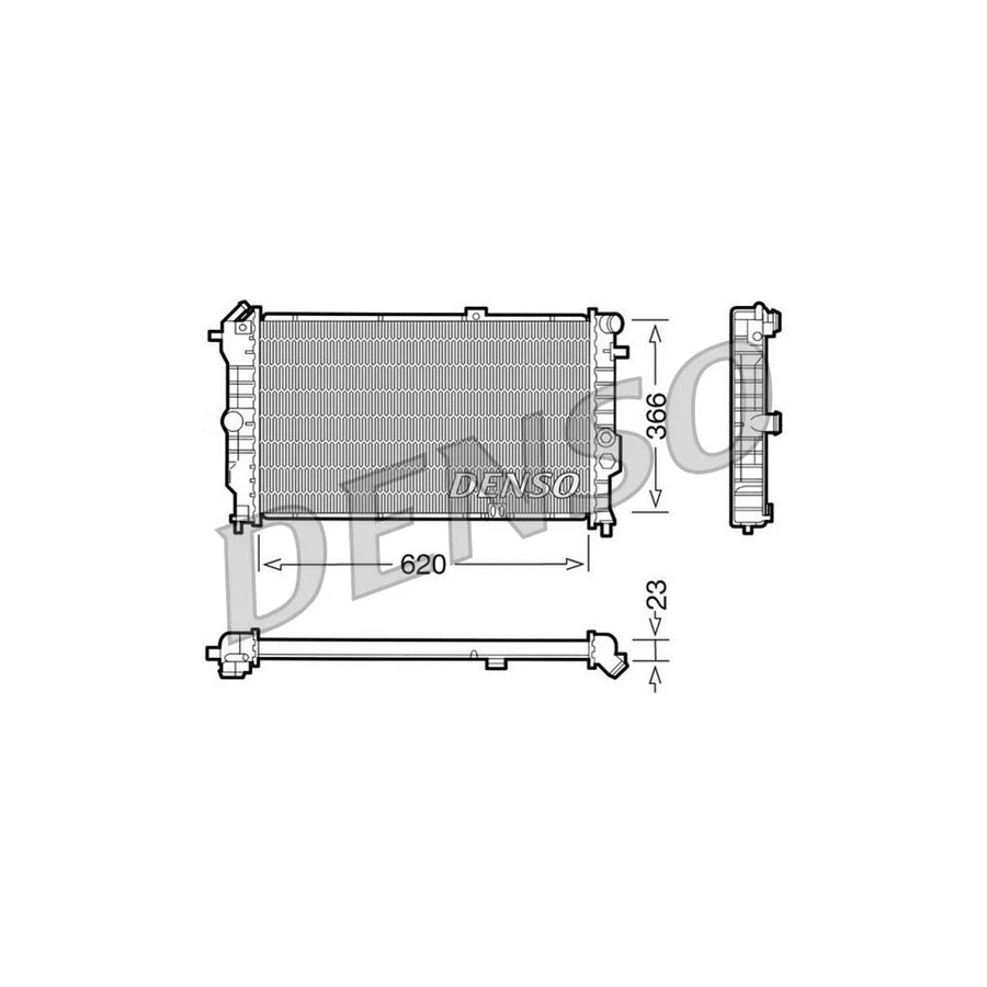 DENSO DRM20020 Engine Radiator