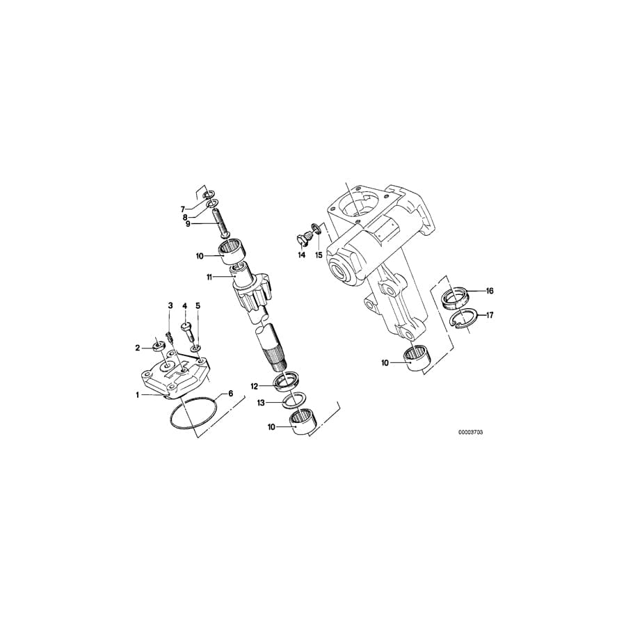 Genuine BMW 07119913649 E12 E24 Hex Bolt M8X22 (Inc. 530i, 3.0CSiL & 528)