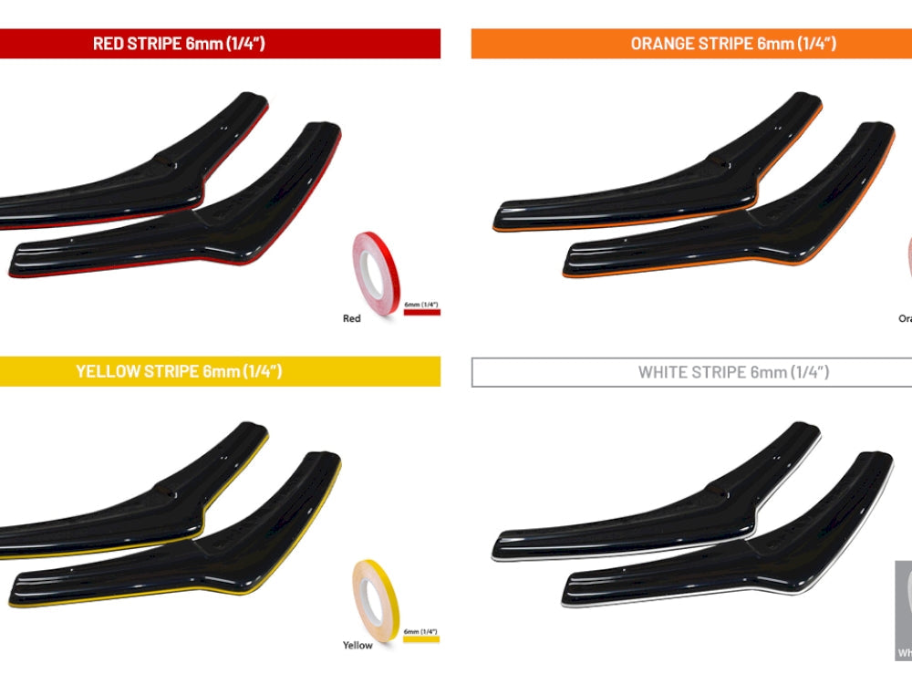 Maxton Design Subaru Impreza II WRX Rear Side Splitters