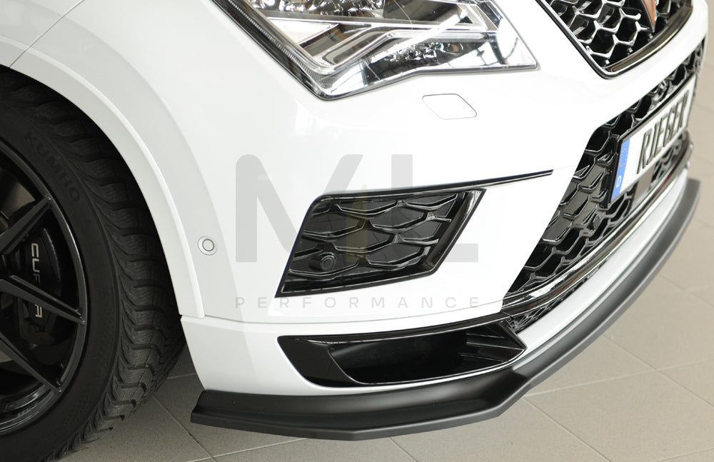 Rieger 00027044 SEAT 5FP Ateca Cupra Front Splitter 10 | ML Performance UK Car Parts