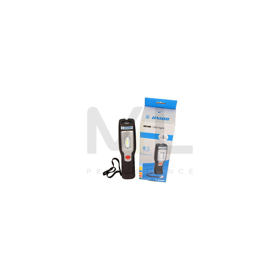 UNIOR 620237 Inspection lamp 350 (6 LED)-80 (1 LED) lm magnetic with rechargeable battery