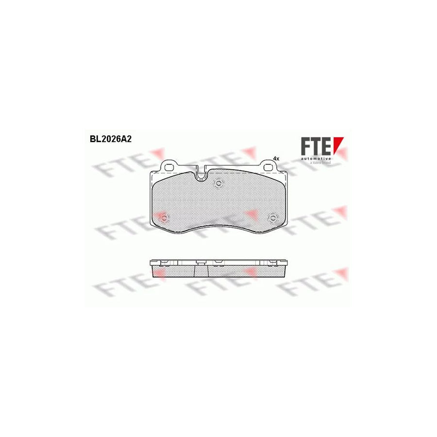 FTE Bl2026A2 Brake Pad Set