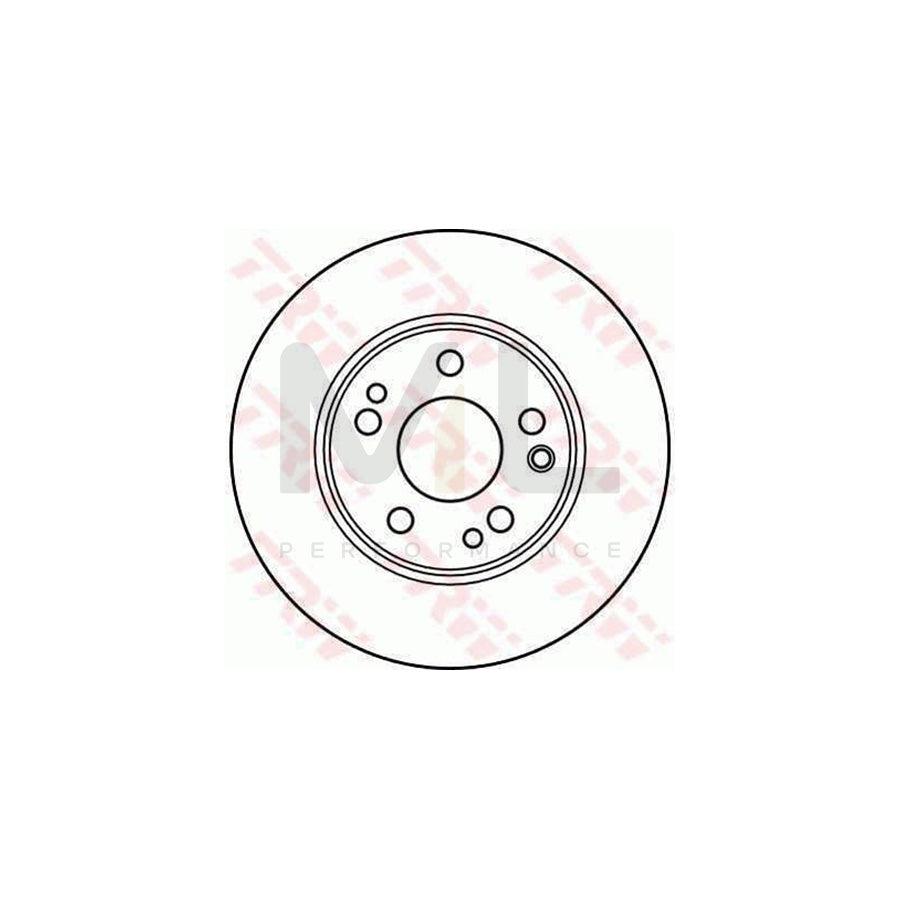 TRW DF2608 Brake Disc Vented - 1 piece