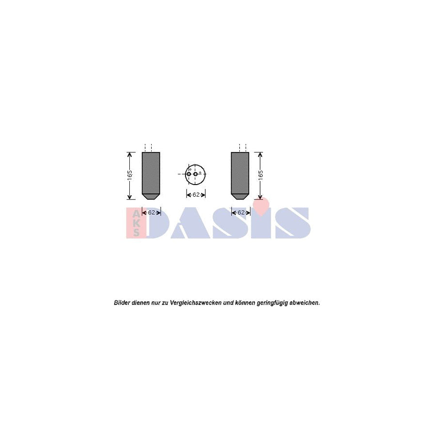 AKS Dasis 800284N Dryer, Air Conditioning for Fiat Multipla (186)