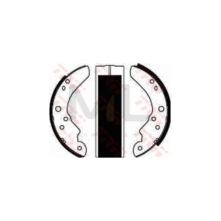TRW GS6141 Brake Shoe Set for FORD TRANSIT