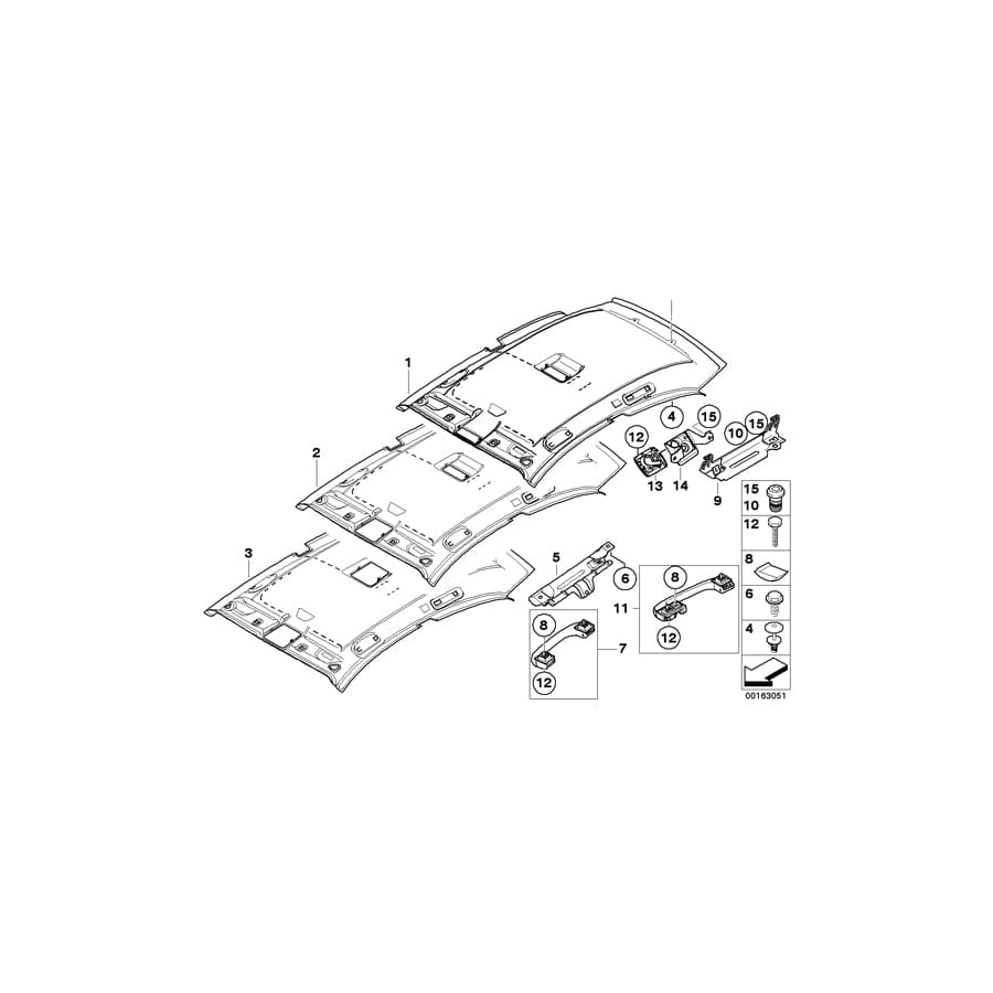 Genuine BMW 07119901339 E90 E72 E91 Sheet Metal Screw ST5,5X16 SW (Inc. 116d, X6 35iX & 335is)