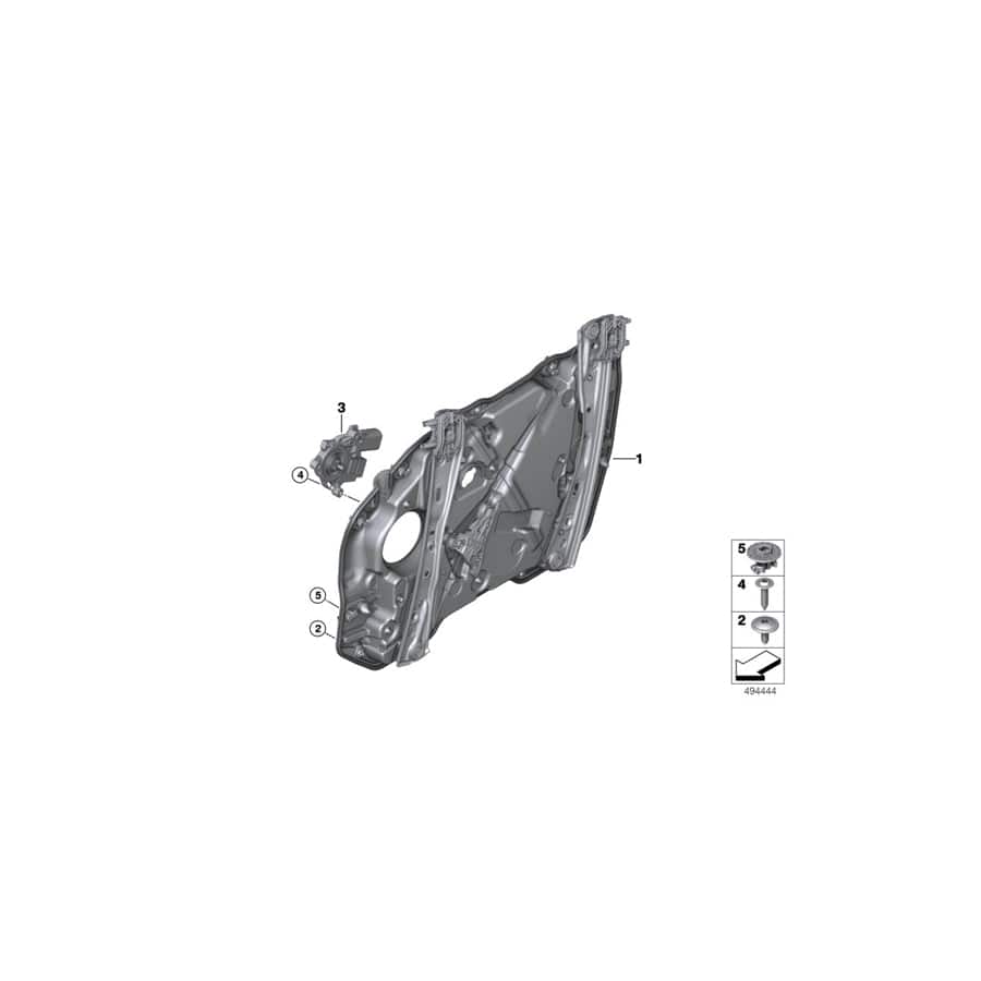 Genuine BMW 51337955257 G02 G20 G01 Lock (Inc. M340i, 320d & X3 30eX)