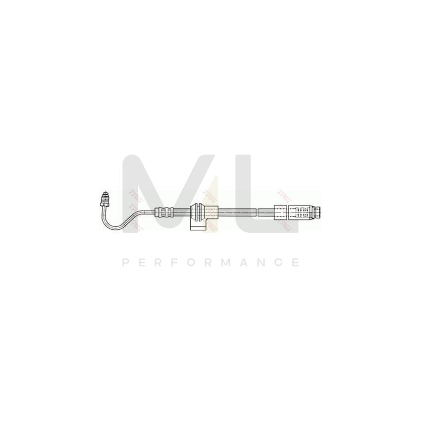TRW PHD561 Brake Hose for FORD Fiesta Mk5 Hatchback (JH1, JD1, JH3, JD3) 465mm, M10x1