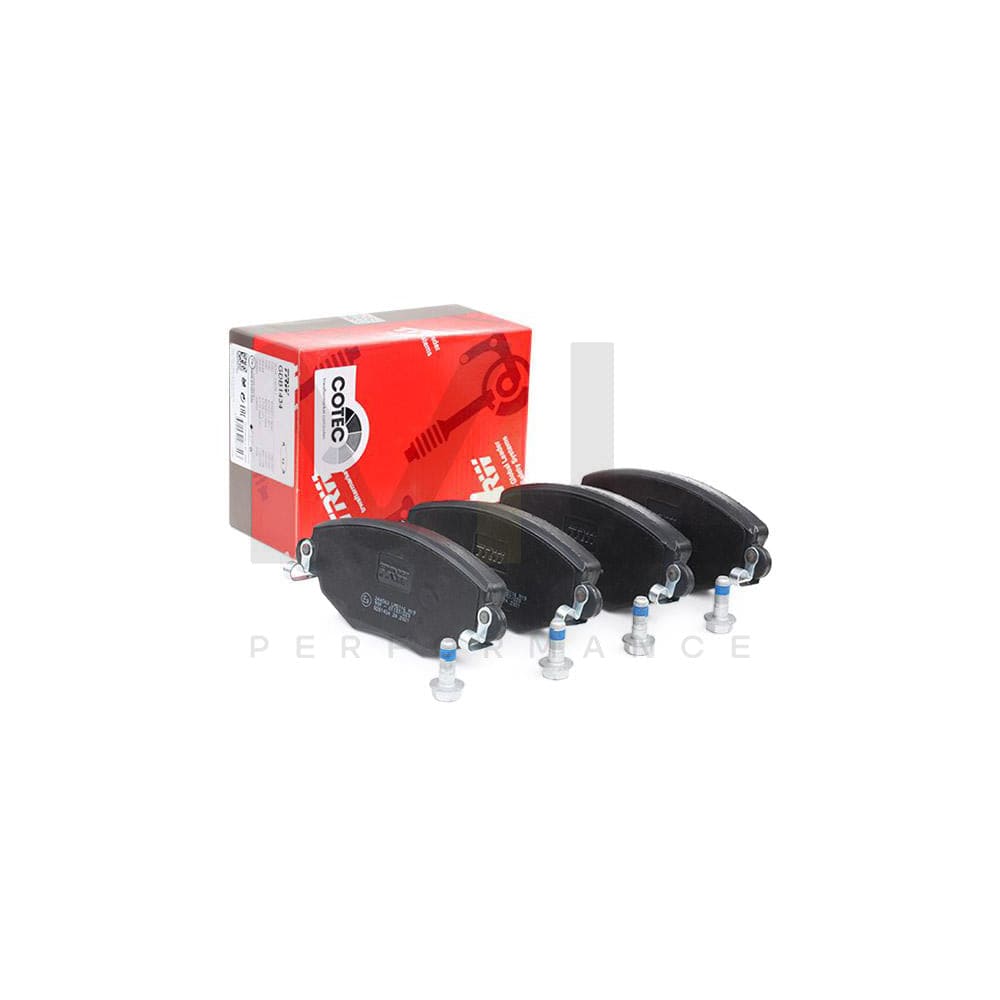 TRW Cotec Gdb1434 Brake Pad Set Not Prepared For Wear Indicator, With Brake Caliper Screws, With Accessories