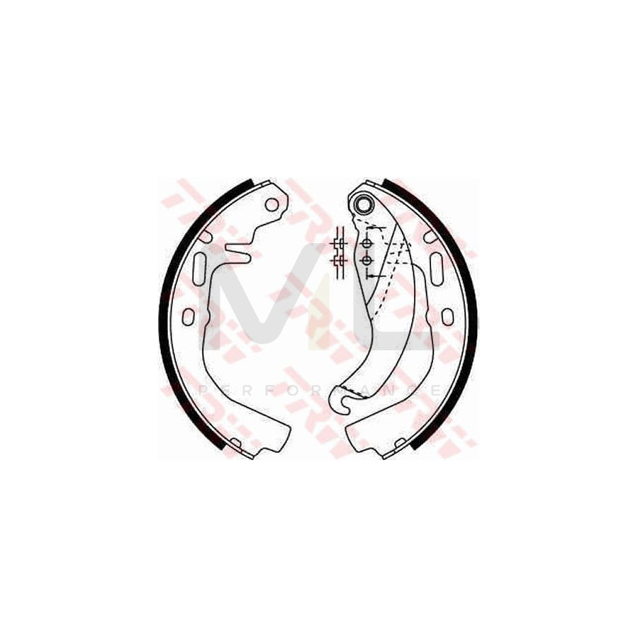 TRW GS6186 Brake Shoe Set