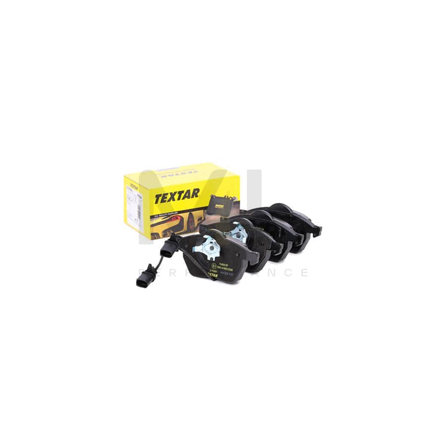 TEXTAR 2193801 Brake pad set with integrated wear warning contact