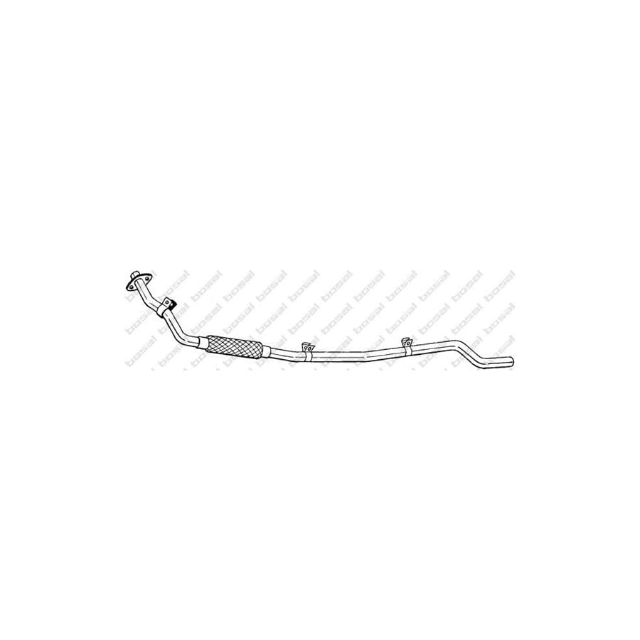 Bosal 956-049 Exhaust Pipe for Isuzu Trooper I Off-Road Cabrio (Ubs)