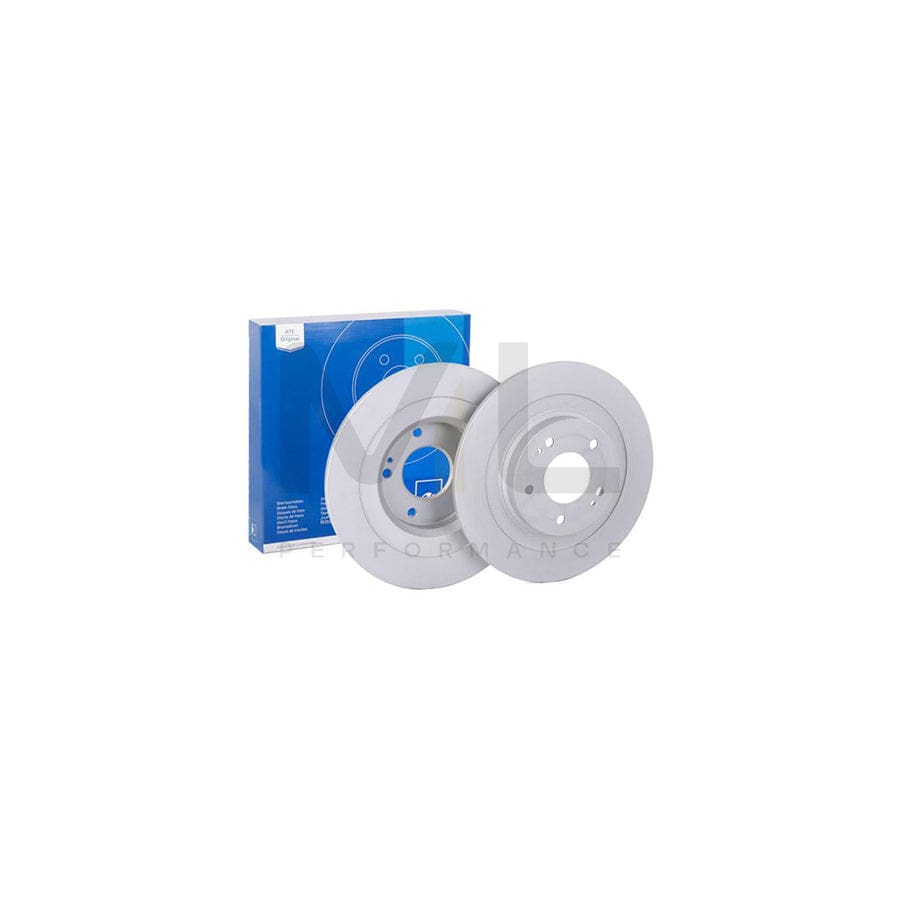 ATE 24.0110-0395.1 Brake Disc Solid, Coated - 1 piece