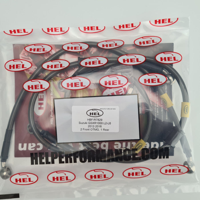 HEL Performance CL-HBK7829 Over The Mudguard Braided Brake Lines